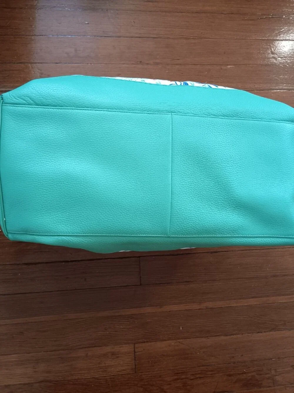 Neely & Chloe Travel Duffel & Garment Bag Set Spring Green & Flowers